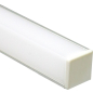 Профиль для светодиодной ленты угловой квадратный 16х16х2000 мм FERON CAB281 серебро (10300)