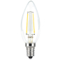 Лампа светодиодная филаментная E14 GAUSS Basic Filament 4 Вт 4000K (50312242)