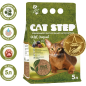 Наполнитель для туалета растительный комкующийся CAT STEP Olive Original 5 л, 3,75 кг (20333015) - Фото 2