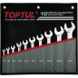 Набор ключей рожковых 6-32 мм 10 предметов TOPTUL (GPCJ1001)