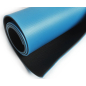 Коврик для фитнеса ISOLON Sport 10 синий/черный 180х60х1 см - Фото 4