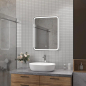 Зеркало для ванной с подсветкой КОНТИНЕНТ Russo LED 600х700 (ЗЛП3034) - Фото 7