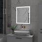 Зеркало для ванной с подсветкой КОНТИНЕНТ Clamm LED 600х700 (ЗЛП3025) - Фото 9