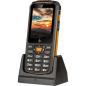 Мобильный телефон F+ R280C черный/оранжевый (R280C BLACK-ORANGE)