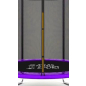 Батут ATLAS SPORT D140 - 4,5ft с защитной сеткой (на пружинах) Purple - Фото 4