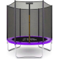 Батут ATLAS SPORT D140 - 4,5ft с защитной сеткой (на пружинах) Purple