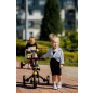 Велосипед-беговел детский трехколесный BUBAGO Flint с родительской ручкой черно-желтый (BG-FP-109-6) - Фото 26