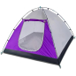 Палатка CALVIANO Acamper Monsun 4 Purple - Фото 3