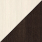 Шкаф-витрина ИНТЕРЛИНИЯ ТР-ШГ2В вудлайн кремовый/дуб венге 110,3х36,6х201 см - Фото 4