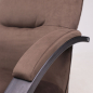Кресло-качалка LESET Морено венге/коричневый велюр V 23 (87786) - Фото 13