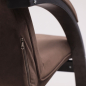 Кресло-качалка LESET Морено венге/коричневый велюр V 23 (87786) - Фото 15