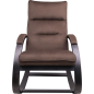 Кресло-качалка LESET Морено венге/коричневый велюр V 23 (87786) - Фото 2