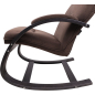 Кресло-качалка LESET Морено венге/коричневый велюр V 23 (87786) - Фото 7