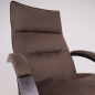 Кресло-качалка LESET Морено венге/коричневый велюр V 23 (87786) - Фото 9