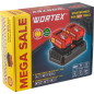 Комплект аккумулятор 18В 4Ач 2 штуки и зарядное устройство WORTEX ALL1 (1329413) - Фото 2