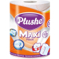 Полотенца бумажные PLUSHE Maxi белые/цветное тиснение 1 рулон (16982)