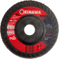Круг лепестковый 125х22,2 мм P60 конический OKINAWA Power (2023-125-60P-PS)