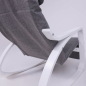 Кресло-качалка AKSHOME Smart ткань серый/белый (104984) - Фото 12