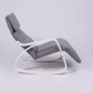 Кресло-качалка AKSHOME Smart ткань серый/белый (104984) - Фото 13