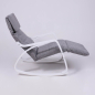 Кресло-качалка AKSHOME Smart ткань серый/белый (104984) - Фото 14