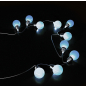 Гирлянда новогодняя светодиодная уличная на солнечной батарее GAUSS Большие Шары 10 LED ламп 3,8 м белый холодный (GS033) - Фото 2