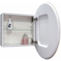 Шкаф с зеркалом для ванной КОНТИНЕНТ Torneo LED D70 белый (МВК085) - Фото 3