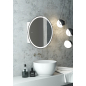 Шкаф с зеркалом для ванной КОНТИНЕНТ Torneo LED D70 белый (МВК085) - Фото 15