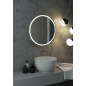 Шкаф с зеркалом для ванной КОНТИНЕНТ Torneo LED D70 белый (МВК085) - Фото 14
