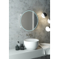 Шкаф с зеркалом для ванной КОНТИНЕНТ Torneo LED D70 белый (МВК085) - Фото 11