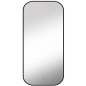 Зеркало для ванной с подсветкой КОНТИНЕНТ Torry Black LED 600x1000 (ЗЛП1531)
