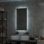Зеркало для ванной с подсветкой КОНТИНЕНТ Amer Black LED 600x1200 ореольная теплая/холодная подсветка (ЗЛП1527) - Фото 8