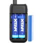 Зарядное устройство для аккумуляторов XTAR PB2C-blue с USB кабелем - Фото 2