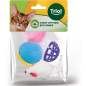 Игрушка для кошек TRIOL XW0028 набор мяч, мышь, шар (22181034) - Фото 2