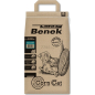 Наполнитель для туалета растительный комкующийся SUPER BENEK Corn cat морской бриз кукурузный 14 л 9,6 кг (3522)