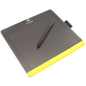 Графический планшет HUION 680 TF черно-желтый - Фото 3