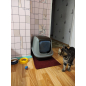 Туалет-домик для кошек 56х39х38,5 см SAVIC Nestor светло-серый (022700WG) - Фото 2