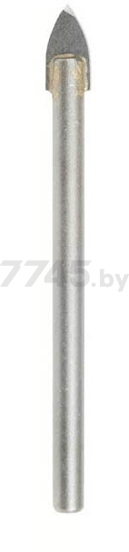 Сверло по кафелю и стеклу твердосплавное копьевидное 6х75 мм GEPARD (GP2080-06)