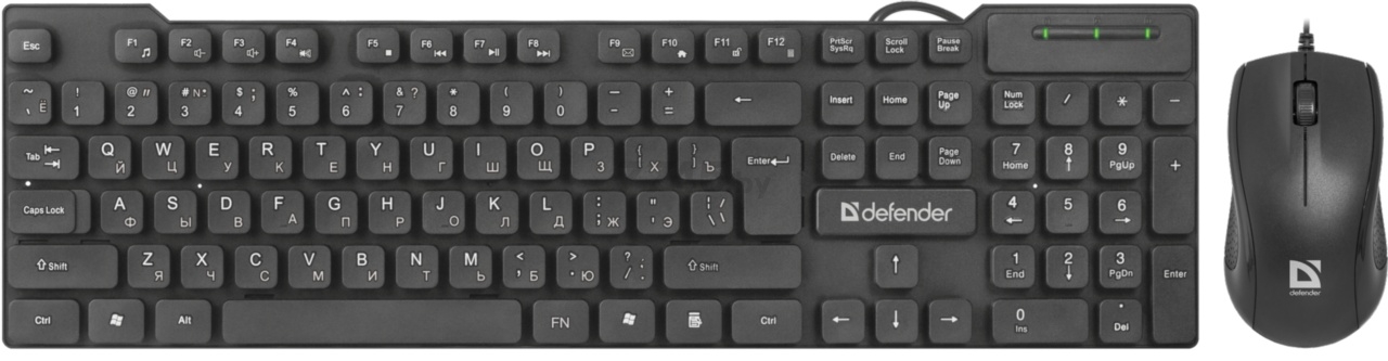 Комплект клавиатура и мышь DEFENDER York C-777 RU (45779)