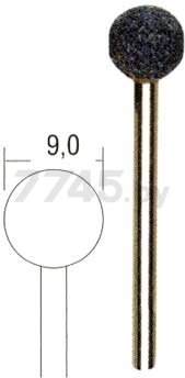 Насадка для гравера шлифовальная 9 мм PROXXON 3 штуки (28782) - Фото 2