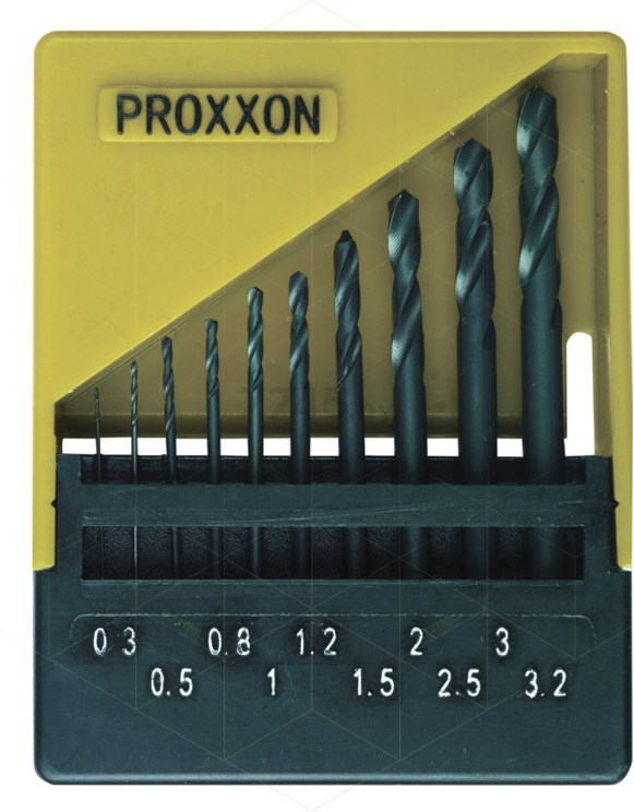 Набор сверл для гравера по металлу PROXXON 10 штук (28874)