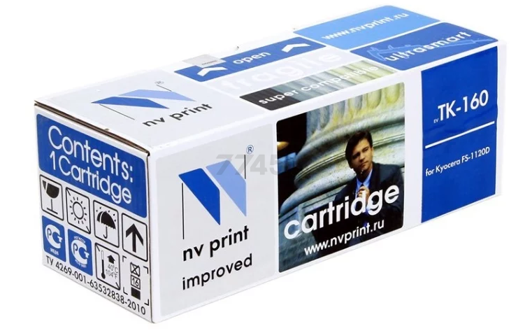 Картридж для принтера NV Print NV-TK160 (аналог Kyocera TK-160) - Фото 3