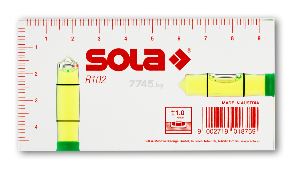 Уровень 95 мм SOLA R 102 (01616142)