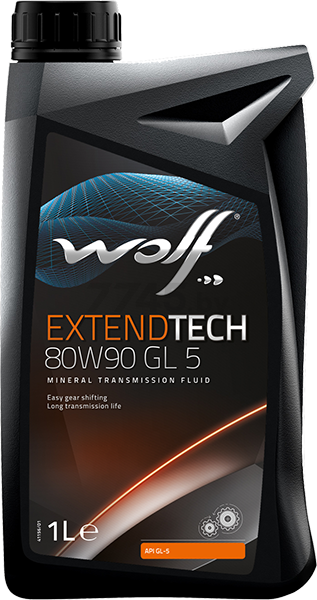 Масло трансмиссионное 80W90 WOLF ExtendTech GL 5 1 л (2308/1)
