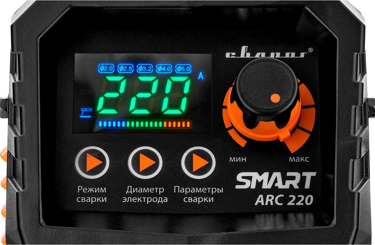Инвертор сварочный СВАРОГ Arc 220 Real smart Z28403 (97993) - Фото 4