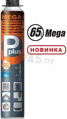 Пена монтажная P PLUS Mega Pistol Foam 980 г (01-0-0-034)