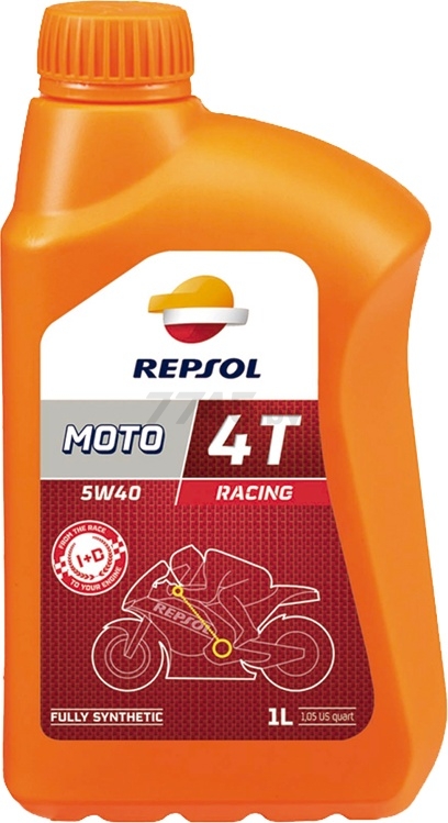 Масло четырехтактное 5W40 синтетическое REPSOL Moto Racing 4T 1 л (RP160L51)
