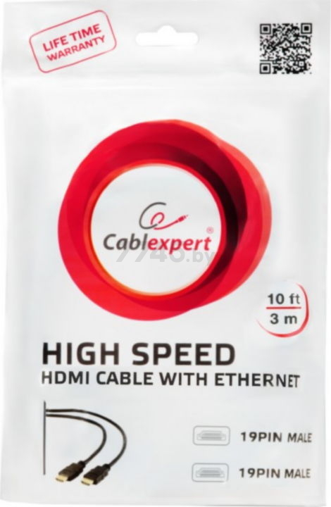 Кабель CABLEXPERT HDMI+Ethernet CC-HDMI4-10 - Фото 5