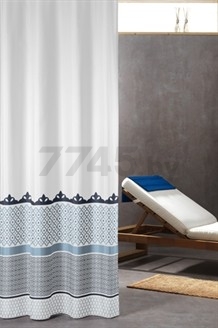 Штора для ванной комнаты 180х200 SEALSKIN TXT Marrakech Blue (235281324) - Фото 2