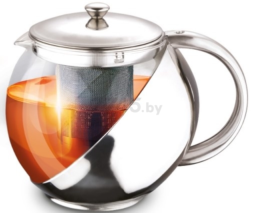 Заварочный чайник металлический LARA LR06-10 0,75 л (28765) - Фото 6