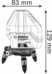 Уровень лазерный BOSCH GLL 3-15 X Professional (0601063M00) - Фото 7